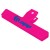 Large 6” Promotional Food Bag Clip - Personalized with Your Business Logo - Hot Pink