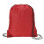 Wholesale Nylon Drawcord Bags | Colorful Nylon Promotional Sport Pack | Custom Nylon Drawstring Backpacks - Red
