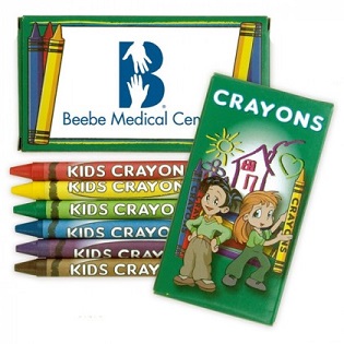 Custom 6 Pack Crayons | Wholesale Back-to-School Supplies