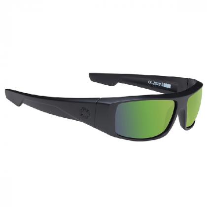 Custom Sunglasses with Business Logo - Logan Green Spectra Lens Sunglasses