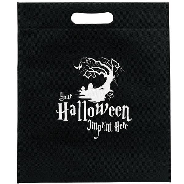 Best Promotional Eco-Friendly Halloween Bags -Non-Woven Die-Cut Handle Halloween Totes