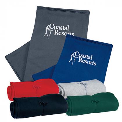 Promotional sweatshirt football blankets