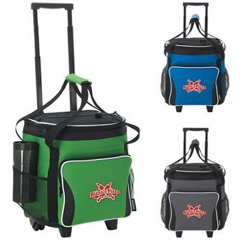 Company Branded Tailgating Rolling Coolers