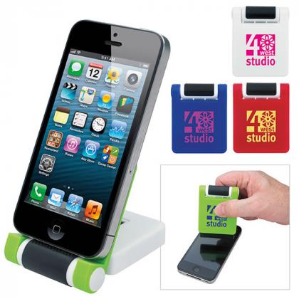 Promotional Cell Phone Stands with Microfiber Cleaning Cloth