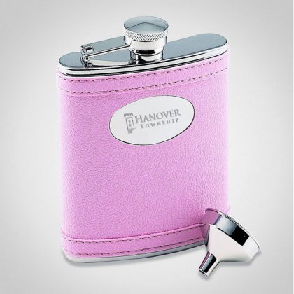 Custom Engraved Pink Flasks - Custom Flask Gifts for Mother's Day