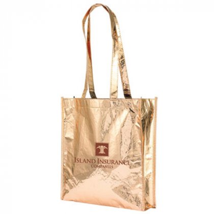 Promotional Recycled Metallic Tote Bags - Fancy Promotional Mother's Day Gift Ideas