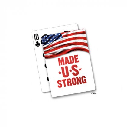 Custom Imprinted American Flag Playing Cards