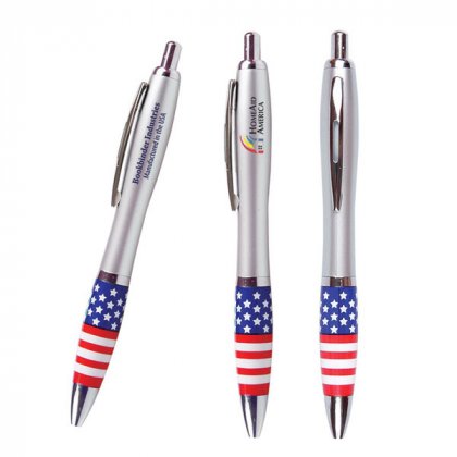 Promotional Patriotic Click Pens for Independence Day