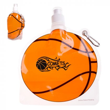 Bulk Collapsible Basketball Shaped Water Bottles Bulk Collapsible Basketball Shaped Water Bottles