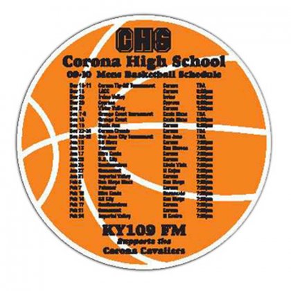 Promotional Basketball Car Magnets Promotional Basketball Car Magnets