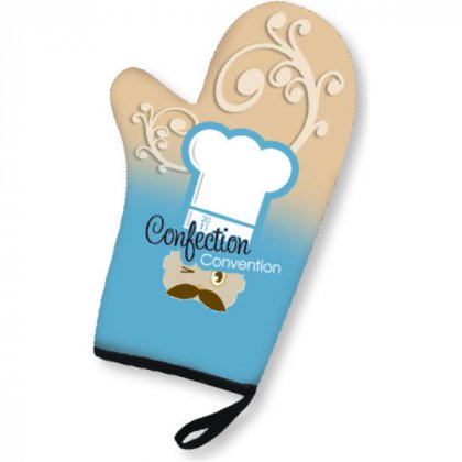 Fully Customizable Neoprene Oven Mitts for Thanksgiving Giveaways