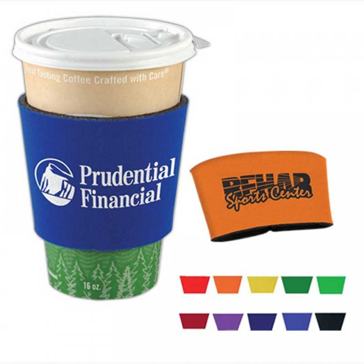 Company Logo Printed Insulated Coffee Cup Sleeves