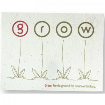 Personalized Full Color Seed Paper Card Giveaways