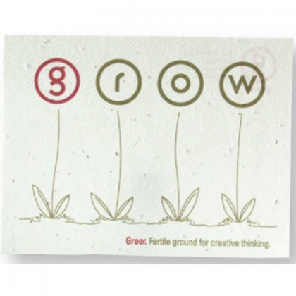 Personalized Full Color Seed Paper Card Giveaways