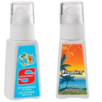 Personalized Sunscreen & Lip Balm Combo Kits