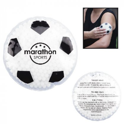 Company Branded Soccer Hot and Cold Gel Packs