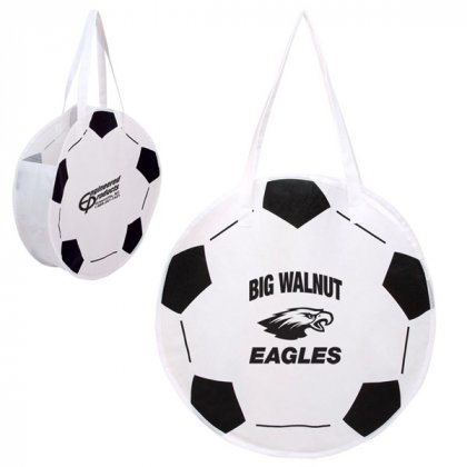 Personalized Soccer Ball Tote Bags with Logo Imprints
