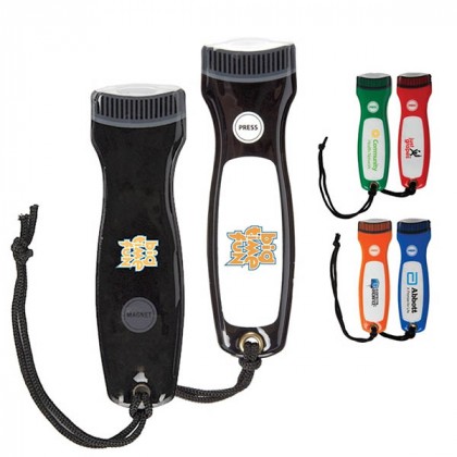 Madison Personalized Magnetic Flashlights with Logos