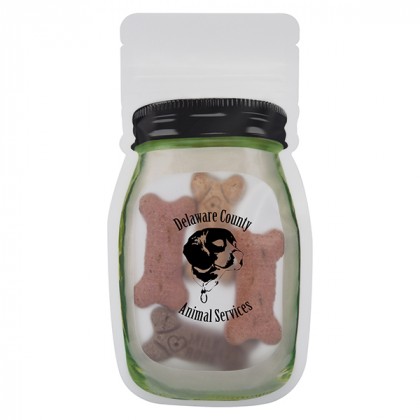 Custom Reusable Food Storage Bag with Dog Biscuits