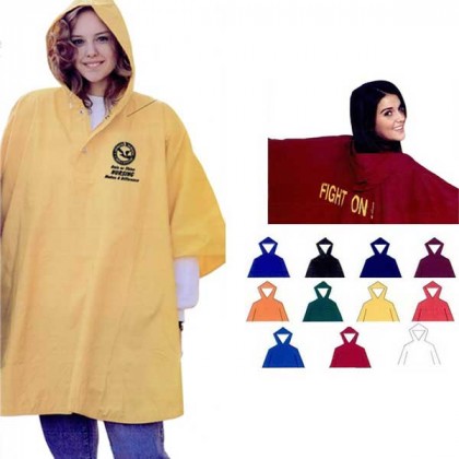 Premier Heavyweight Poncho | Personalized Handmade Durable Rain Ponchos