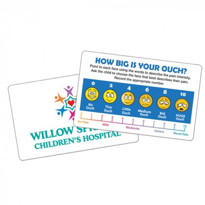 Promotional Pain Assessment Wallet Cards