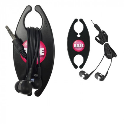 Company Logo Printed Ear Buds & Organizer Spool