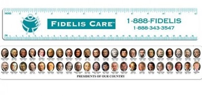 Plastic Presidents Ruler | Custom Patriotic Promotional Item Giveaways