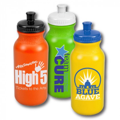 20 oz BPA Free Colorful Sports Bottles | Promotional Sport & Bike Bottles Made in the USA