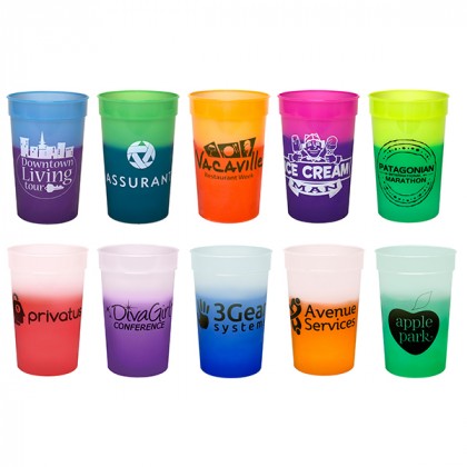 22 oz Color Changing Mood Stadium Cups | Fun Imprinted Campaign Items