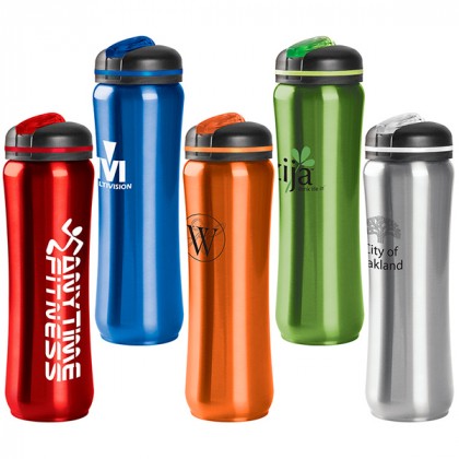 28 oz Slim Stainless Steel Water Bottles | Promotional Stainless Steel Sport Bottles