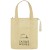 Custom promo insulated grocery bag- Reusable Insulated Shopper Tote- Natural