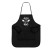 Custom Eco-Friendly Non-Woven Aprons | Non-Woven Full Apron with Logo | Custom Logo Printed Aprons - Black