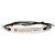 Engraved Expandable Medical Alert Bracelets | Adjustable Black Cord Medical ID Bracelet | Diabetic Medical Alert Bracelets