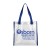 Custom Clear PVC Stadium Tote Bag - Blue