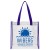 Clear PVC Stadium Tote Bag With Imprint Purple