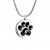 Personalized Pet Urn Necklaces | Round Paw Print Memorial Urn Necklace | Personalized Engraved Memorial Necklaces