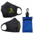 Imprinted Comfort Flex Mask with Travel Pouch - Blue Pouch