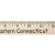 12 in. Natural Finish Flat Wood Ruler - 1 1/8 in. Custom Imprinted With Logo