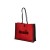 Red Milan Large Jute Tote Bag | Logo Imprinted Jute Tote Bags