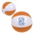 Best Two-Tone Customized Beach Ball - 16 Inches - Orange & White