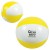 Best Two-Tone Customized Beach Ball - 16 Inches - Yellow & White