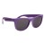 Rubberized Promotional Sunglasses with Business Logo Purple