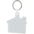 Soft Squeezable Key Tag - House Shaped - Granite