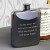 Personalized Gunmetal Black Flask by Viski