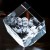 3D Photo Engraved Diamond Cube Crystal