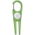 Aluminum Divot Tool Magnetic Ball Marker Promo Green