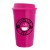 Pink Custom Double Wall Travel Mugs | 15 oz Traveler To-Go Promo Coffee Cup | Promotional Eco-Friendly Travel Mugs