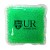 Small Square Gel Pack with Logo Green