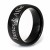 Personalized Black Wedding Band