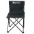 Business Promotional Folding Camping Chairs with Front Custom Logo Imprint - Black